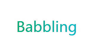 BABBLING