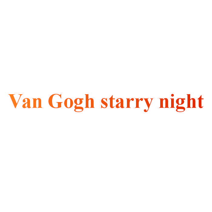 VAN GOGH STARRY NIGHT