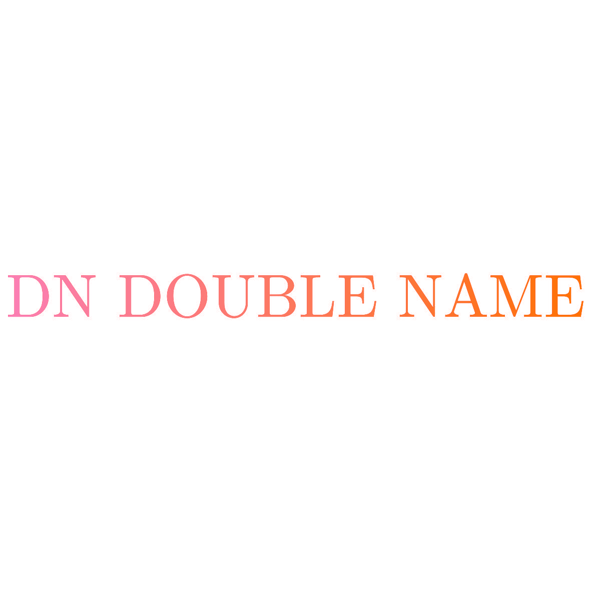 DN DOUBLE NAME
