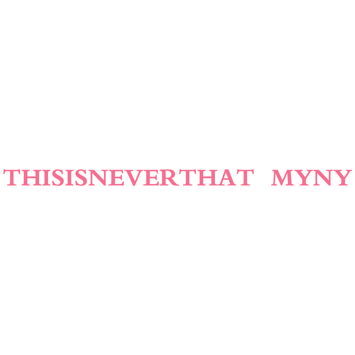 THISISNEVERTHAT MYNY