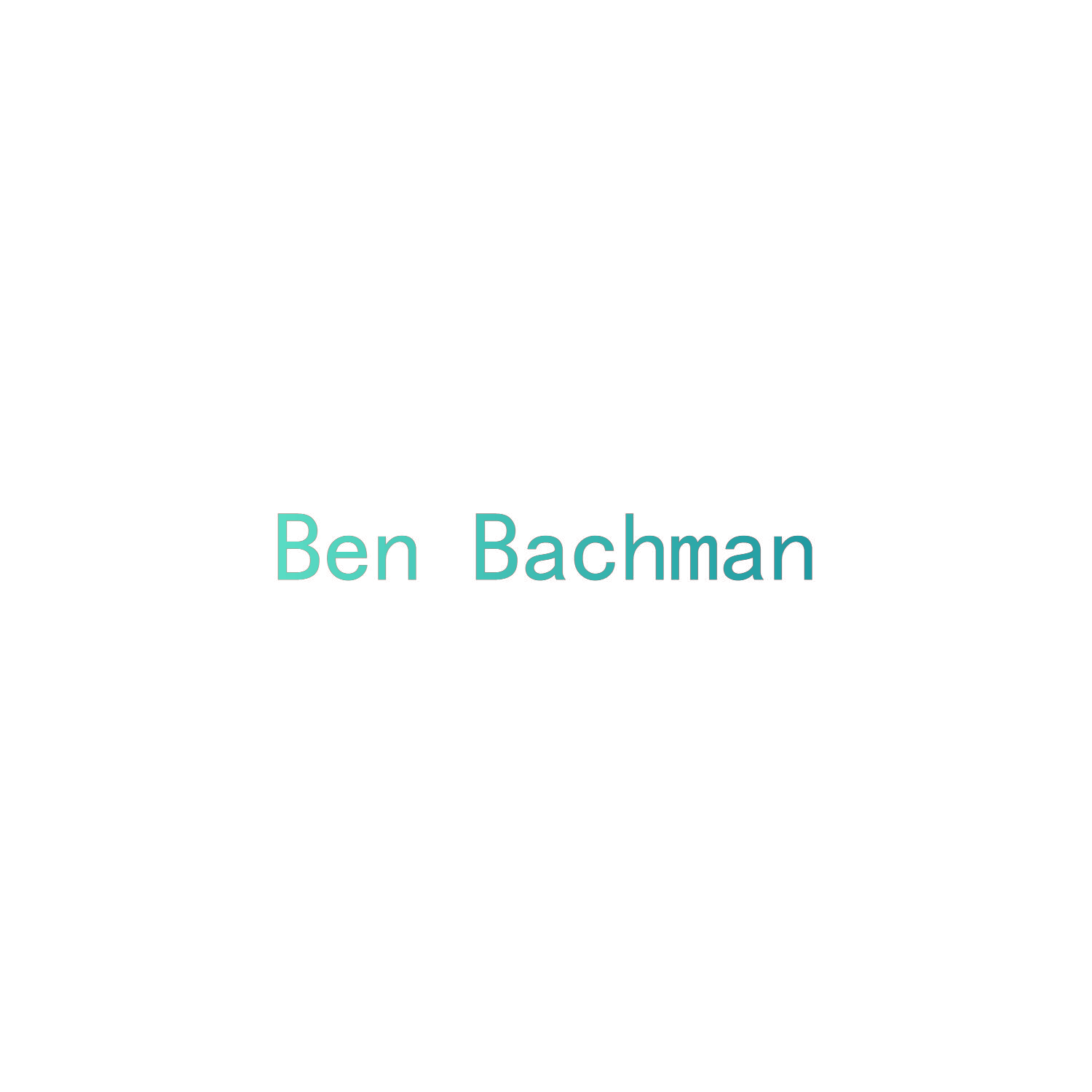 BEN BACHMAN
