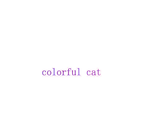 COLORFUL CAT