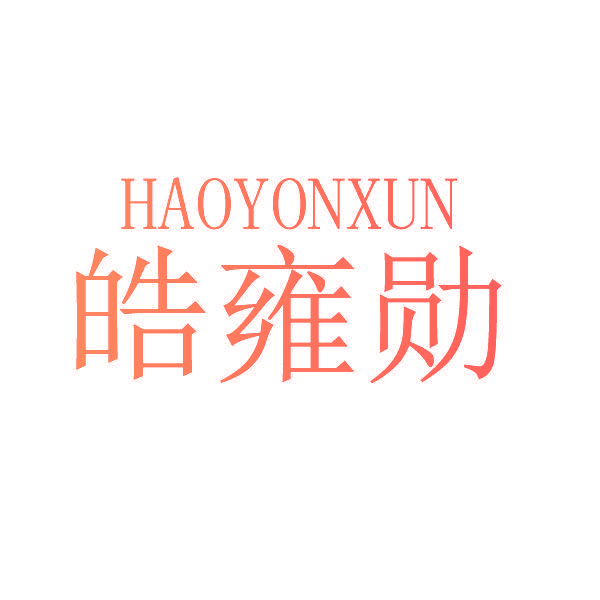 皓雍勋 HAOYONXUN