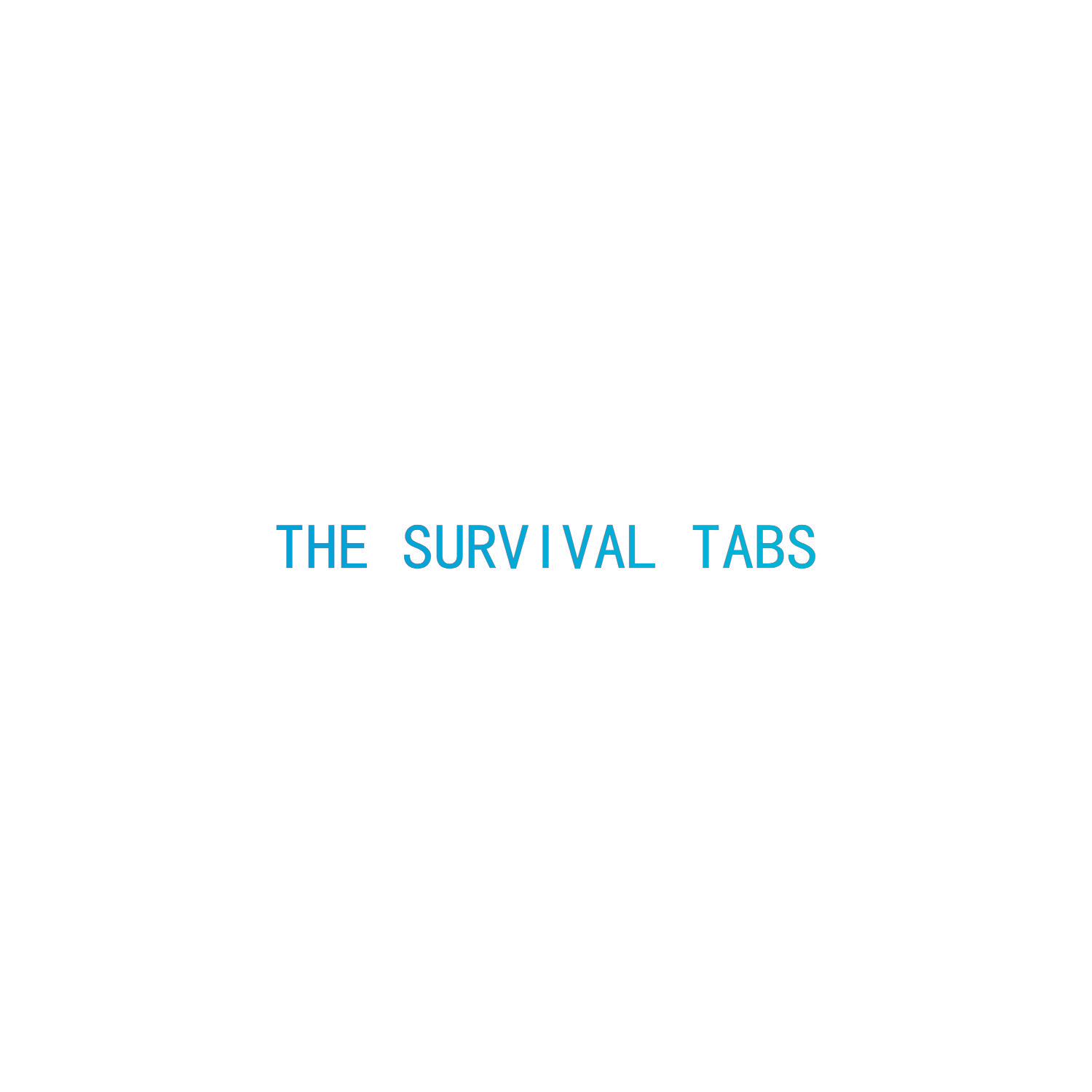 THE SURVIVAL TABS