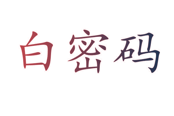 白密码