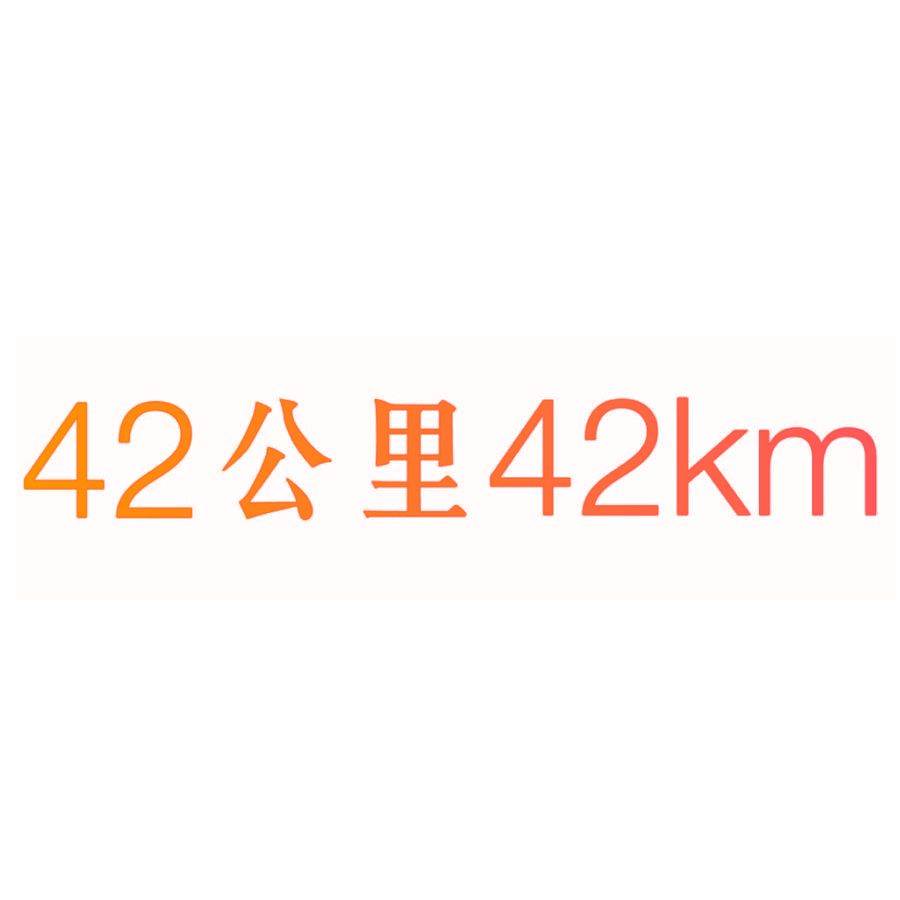 42公里 42KM