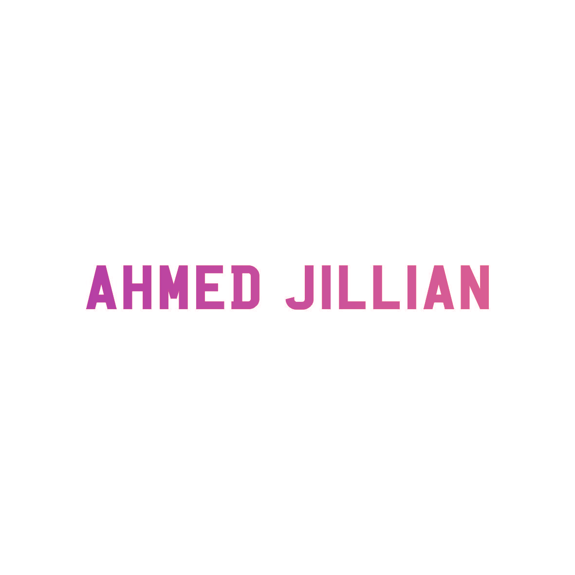 AHMED JILLIAN