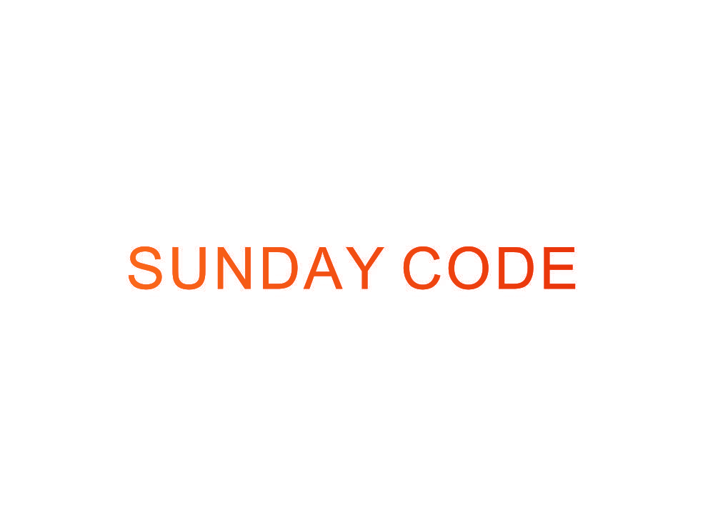SUNDAY CODE