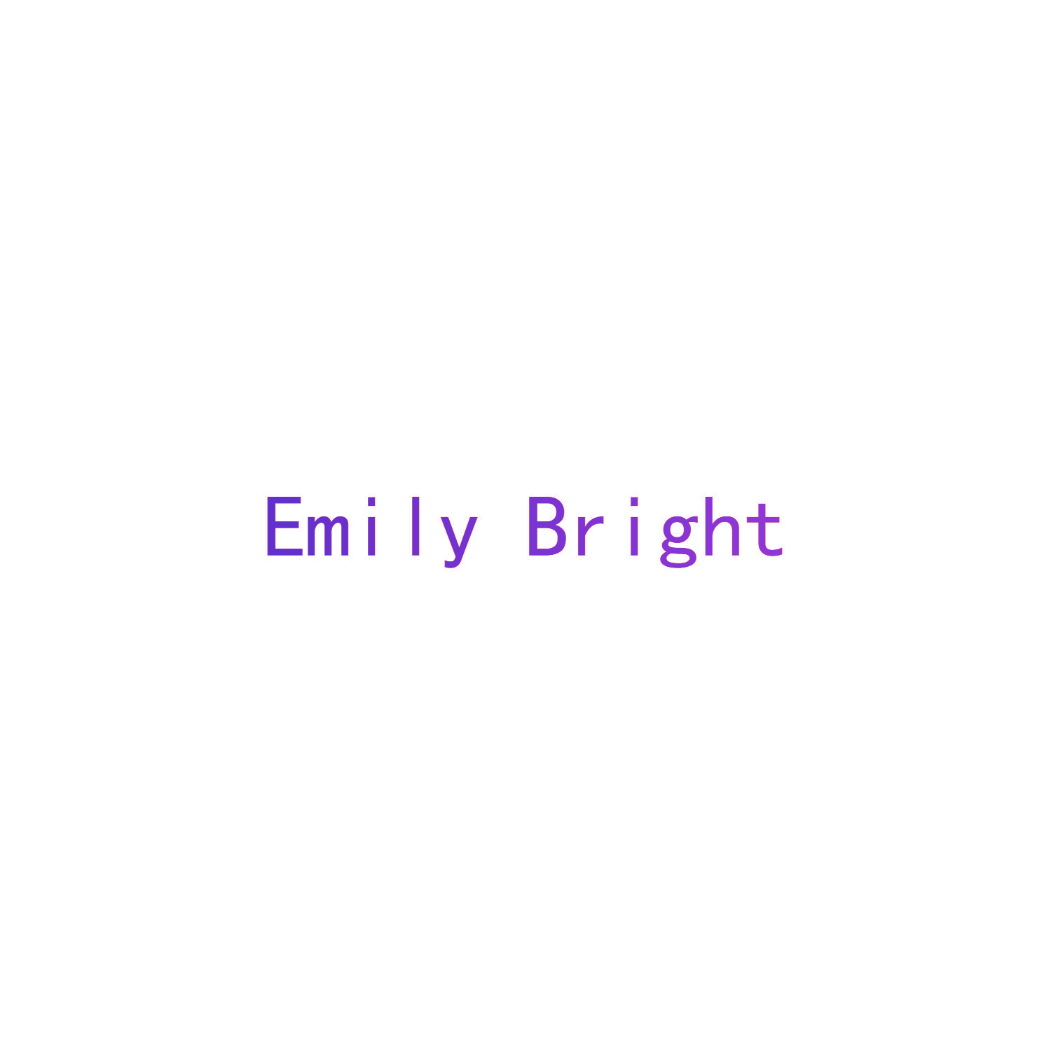 EMILY BRIGHT
